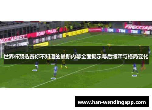 世界杯预选赛你不知道的最新内幕全面揭示幕后博弈与格局变化 世界杯预选赛你不知道的最新内幕全面揭示幕后博弈与格局变化
